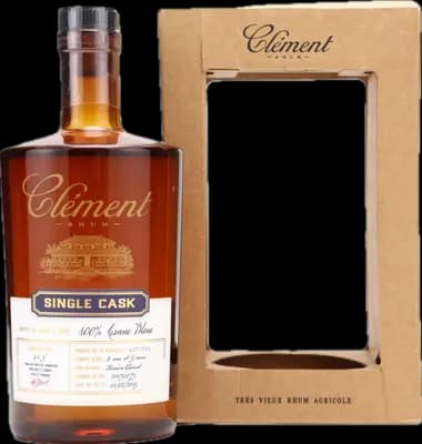 Bouteille de spiritueux : Single Cask Canne Bleue de la marque Clément