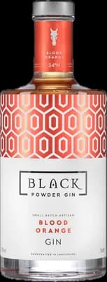 Bouteille de spiritueux : Blood Orange Gin de la marque Black Powder