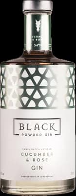 Bouteille de spiritueux : Cucumber & Rose Gin de la marque Black Powder