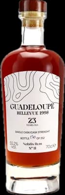 Bouteille de spiritueux : Nobilis Rum N°11 23 Years Old de la marque Habitation Bellevue
