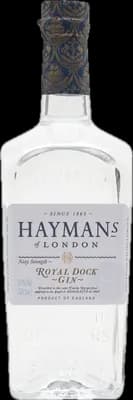 Bouteille de spiritueux : Royal Dock Gin de la marque Hayman's 