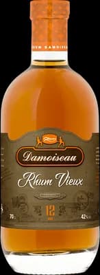 Bouteille de spiritueux : Rhum Vieux 12 ans de la marque Damoiseau
