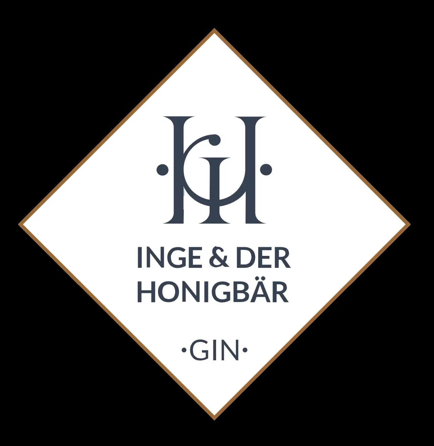 Logo de la marque de spiritueux : Inge & der Honigbär Gin